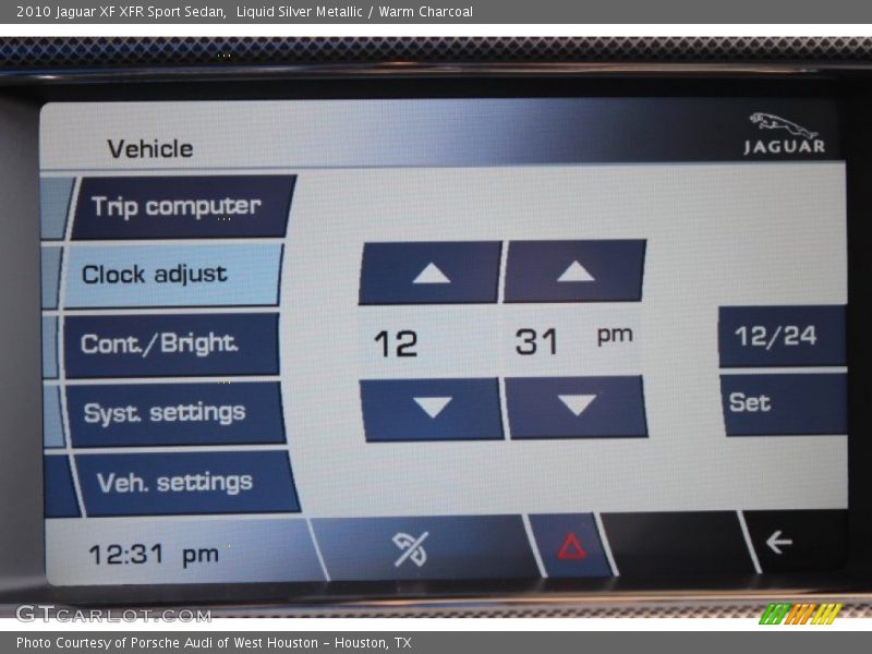 Liquid Silver Metallic / Warm Charcoal 2010 Jaguar XF XFR Sport Sedan