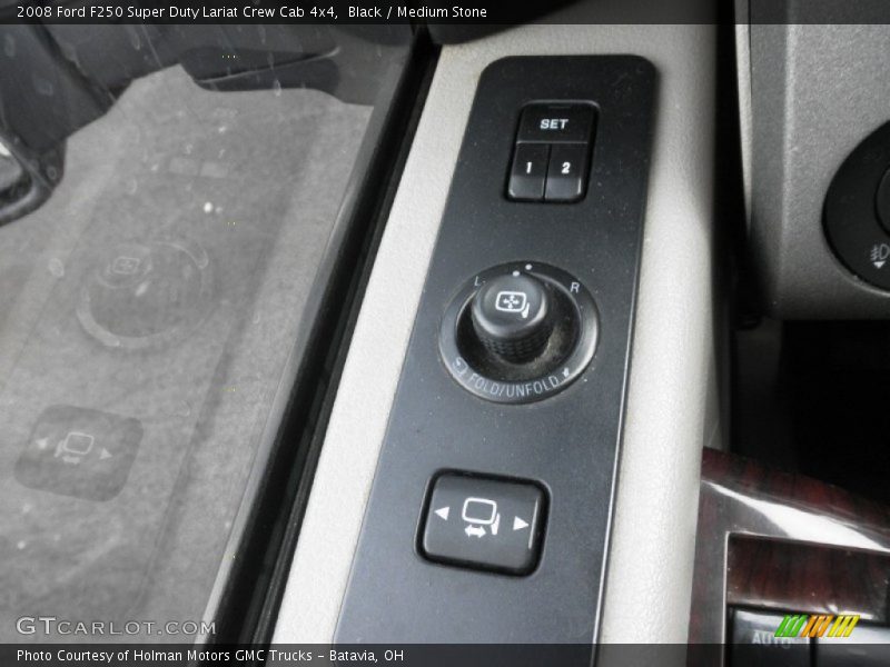 Black / Medium Stone 2008 Ford F250 Super Duty Lariat Crew Cab 4x4