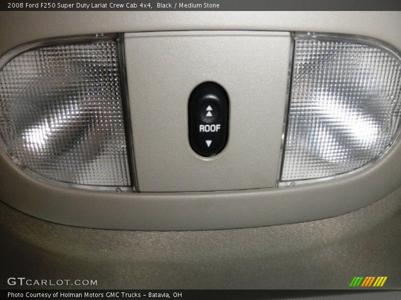 Black / Medium Stone 2008 Ford F250 Super Duty Lariat Crew Cab 4x4