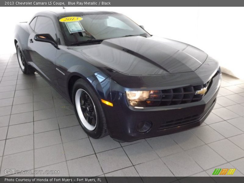 Blue Ray Metallic / Black 2013 Chevrolet Camaro LS Coupe