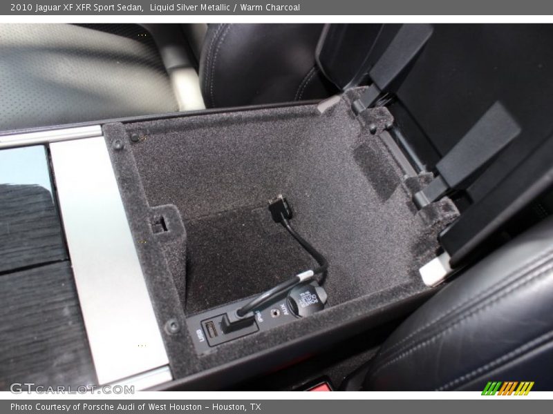 Liquid Silver Metallic / Warm Charcoal 2010 Jaguar XF XFR Sport Sedan