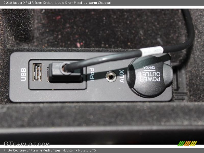 Liquid Silver Metallic / Warm Charcoal 2010 Jaguar XF XFR Sport Sedan