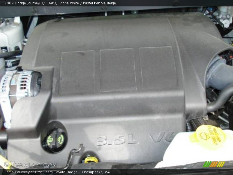 Stone White / Pastel Pebble Beige 2009 Dodge Journey R/T AWD