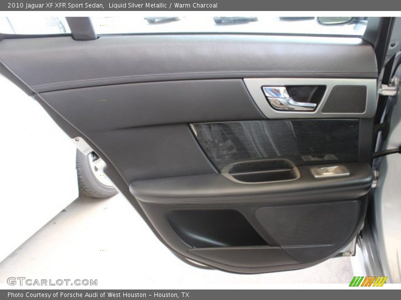 Liquid Silver Metallic / Warm Charcoal 2010 Jaguar XF XFR Sport Sedan