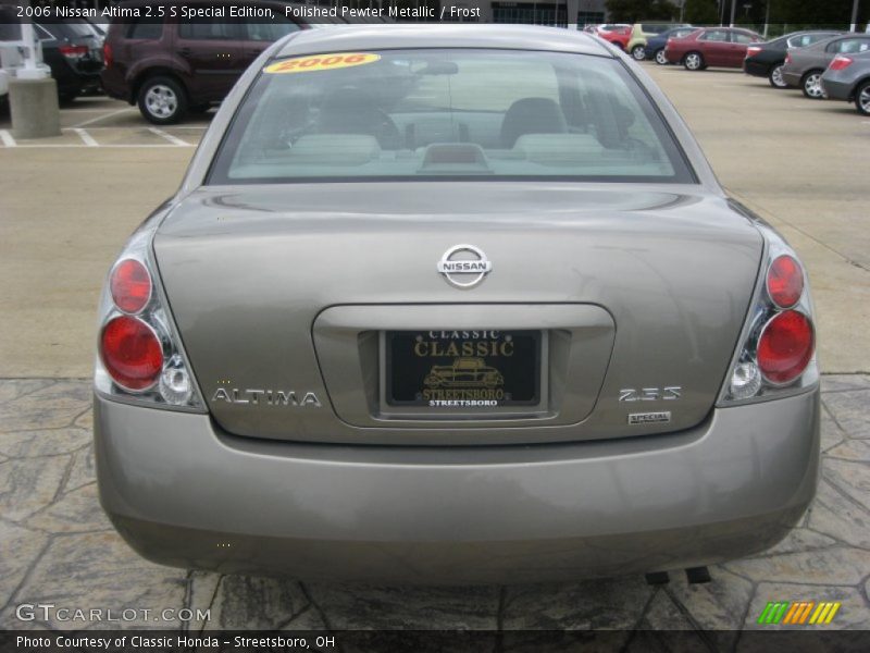 Polished Pewter Metallic / Frost 2006 Nissan Altima 2.5 S Special Edition