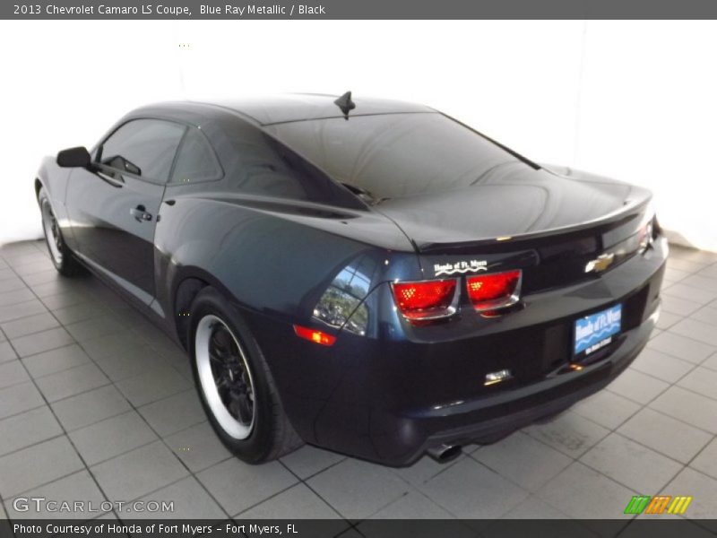 Blue Ray Metallic / Black 2013 Chevrolet Camaro LS Coupe