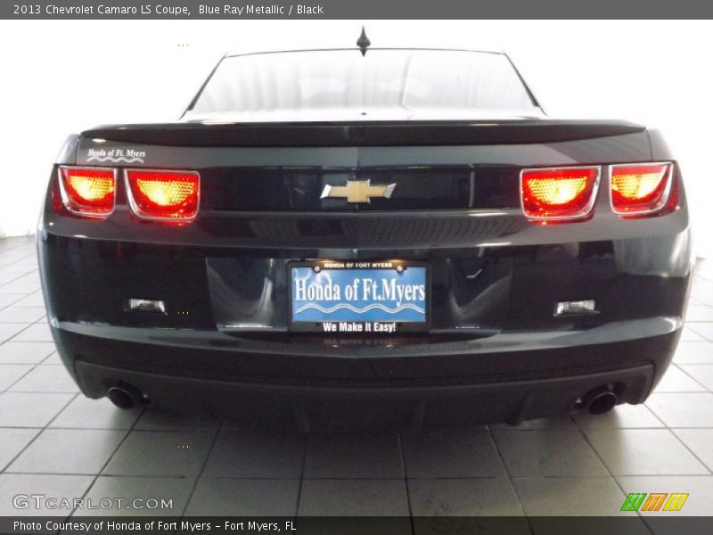 Blue Ray Metallic / Black 2013 Chevrolet Camaro LS Coupe