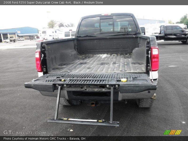 Black / Medium Stone 2008 Ford F250 Super Duty Lariat Crew Cab 4x4