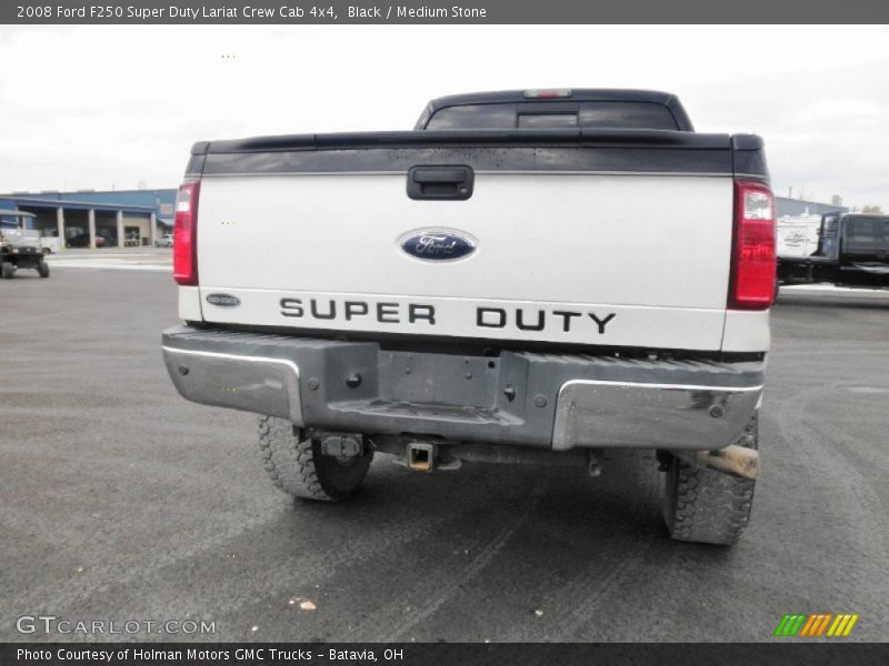 Black / Medium Stone 2008 Ford F250 Super Duty Lariat Crew Cab 4x4