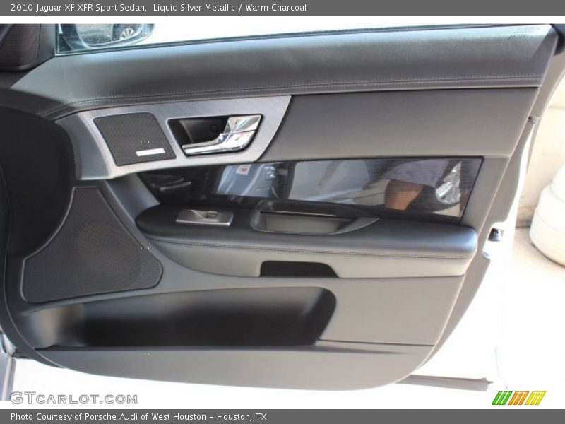 Liquid Silver Metallic / Warm Charcoal 2010 Jaguar XF XFR Sport Sedan