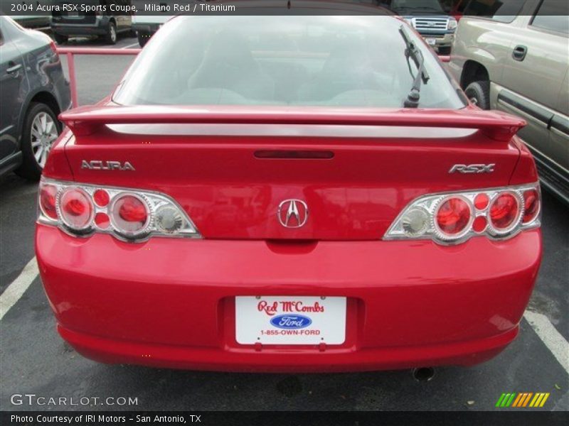 Milano Red / Titanium 2004 Acura RSX Sports Coupe