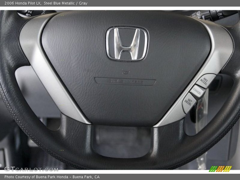 Steel Blue Metallic / Gray 2006 Honda Pilot LX