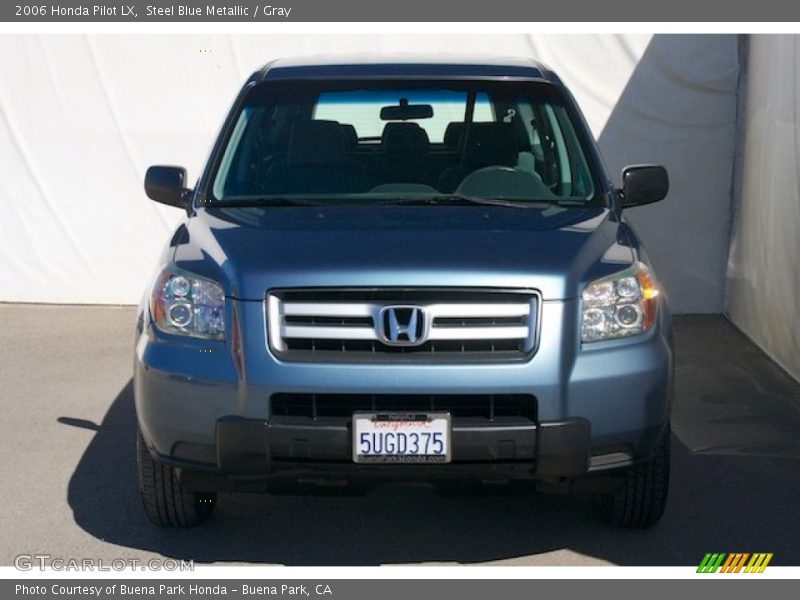 Steel Blue Metallic / Gray 2006 Honda Pilot LX