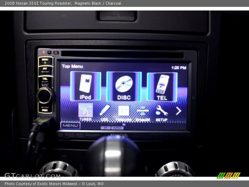 Magnetic Black / Charcoal 2008 Nissan 350Z Touring Roadster