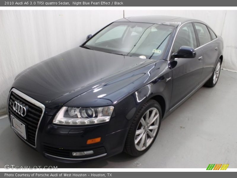 Night Blue Pearl Effect / Black 2010 Audi A6 3.0 TFSI quattro Sedan