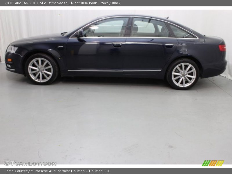 Night Blue Pearl Effect / Black 2010 Audi A6 3.0 TFSI quattro Sedan