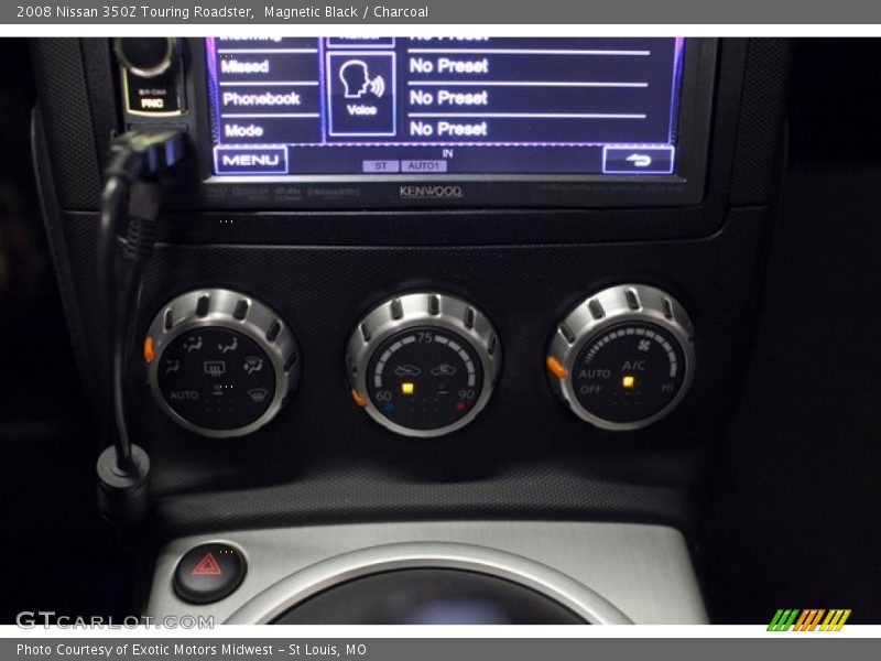 Magnetic Black / Charcoal 2008 Nissan 350Z Touring Roadster