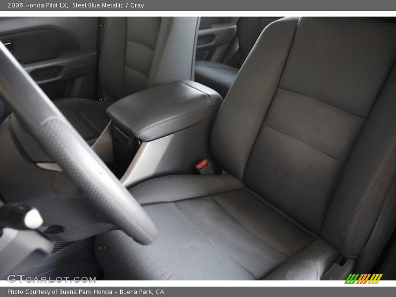 Steel Blue Metallic / Gray 2006 Honda Pilot LX