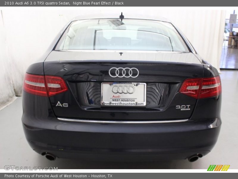Night Blue Pearl Effect / Black 2010 Audi A6 3.0 TFSI quattro Sedan