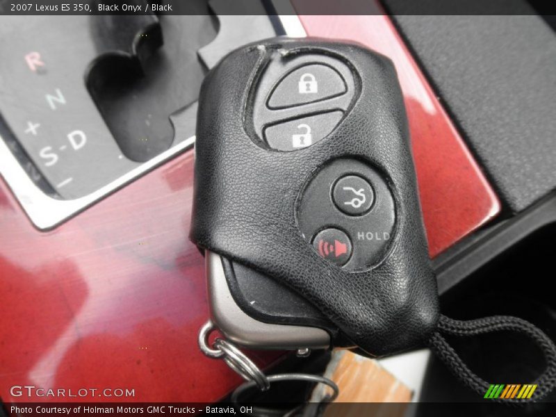Black Onyx / Black 2007 Lexus ES 350
