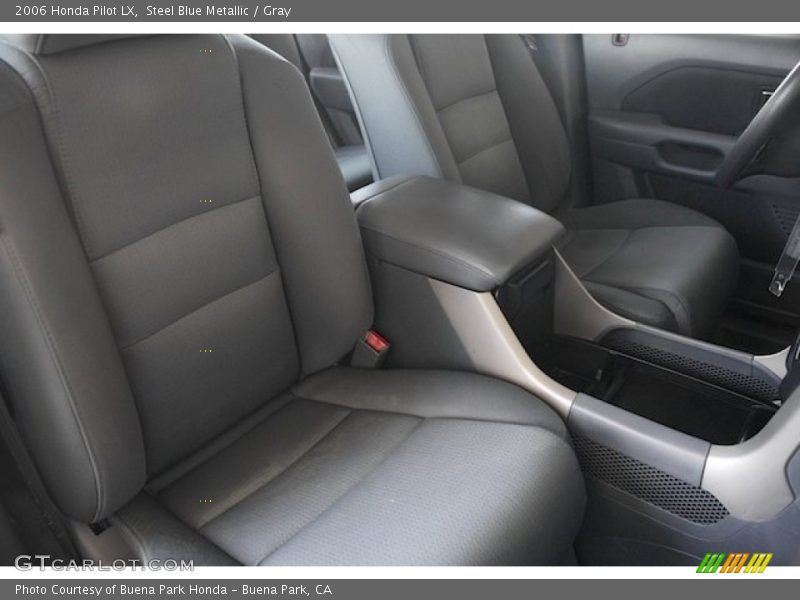 Steel Blue Metallic / Gray 2006 Honda Pilot LX