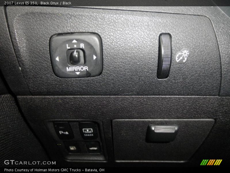 Black Onyx / Black 2007 Lexus ES 350