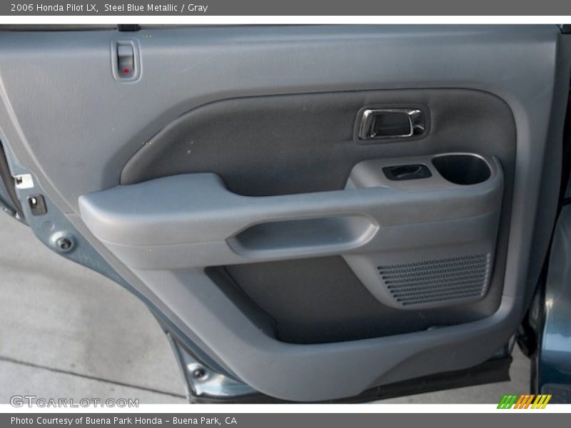 Steel Blue Metallic / Gray 2006 Honda Pilot LX
