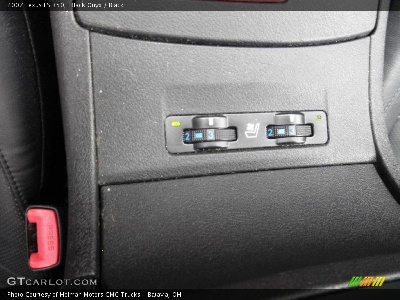 Black Onyx / Black 2007 Lexus ES 350