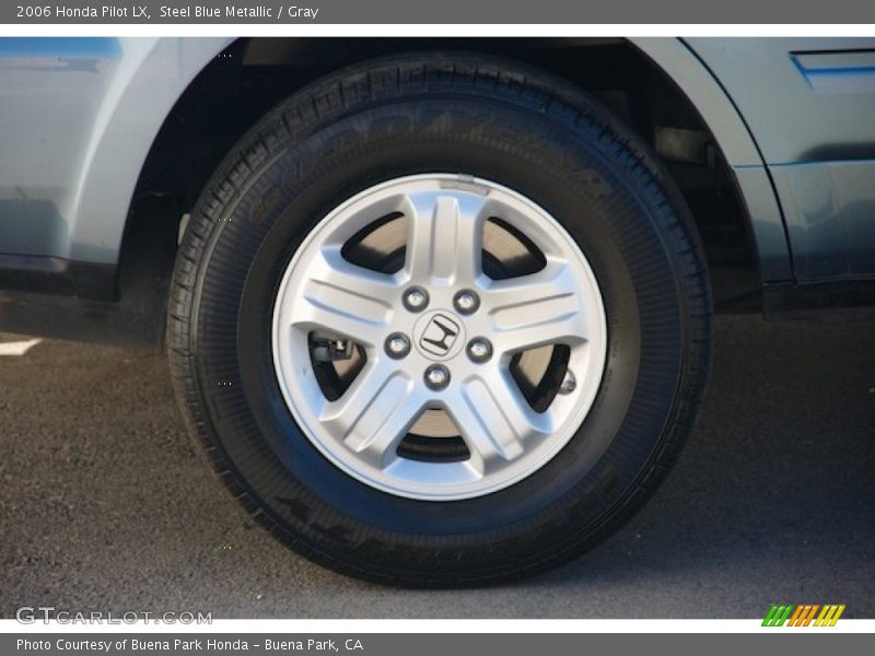 Steel Blue Metallic / Gray 2006 Honda Pilot LX