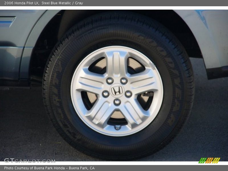 Steel Blue Metallic / Gray 2006 Honda Pilot LX