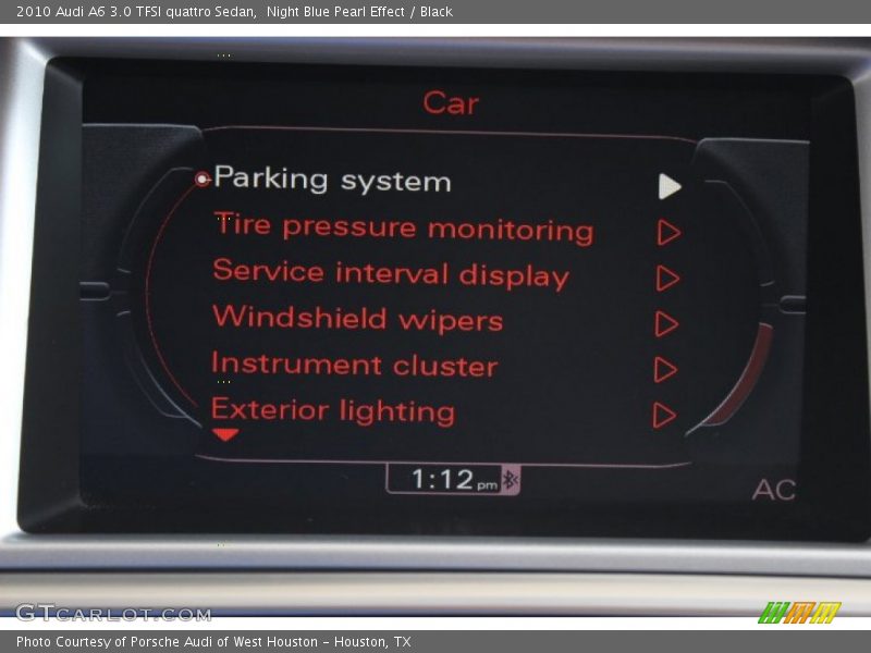 Night Blue Pearl Effect / Black 2010 Audi A6 3.0 TFSI quattro Sedan