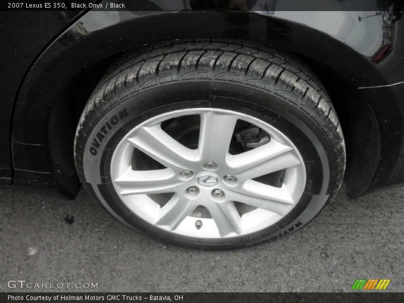 Black Onyx / Black 2007 Lexus ES 350