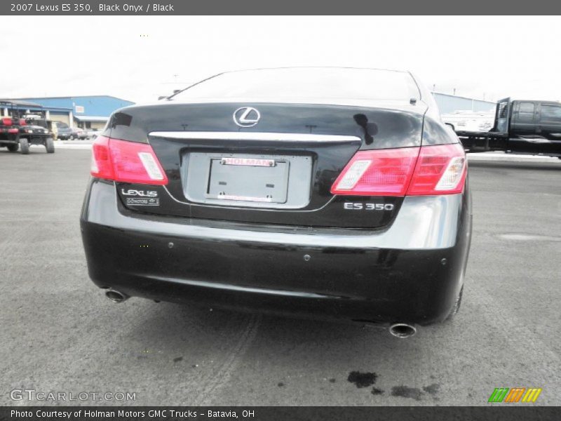 Black Onyx / Black 2007 Lexus ES 350