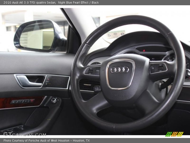 Night Blue Pearl Effect / Black 2010 Audi A6 3.0 TFSI quattro Sedan