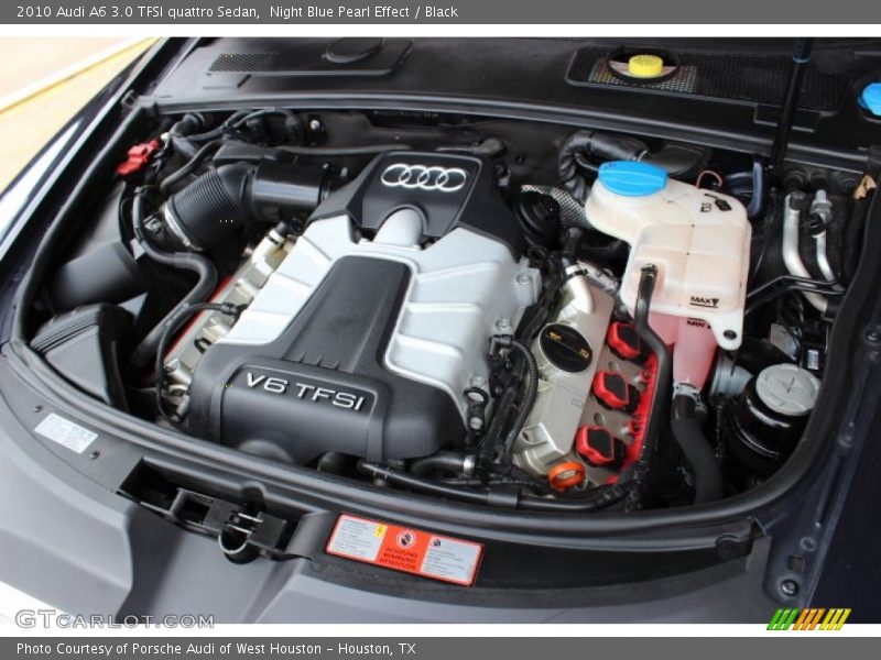 Night Blue Pearl Effect / Black 2010 Audi A6 3.0 TFSI quattro Sedan