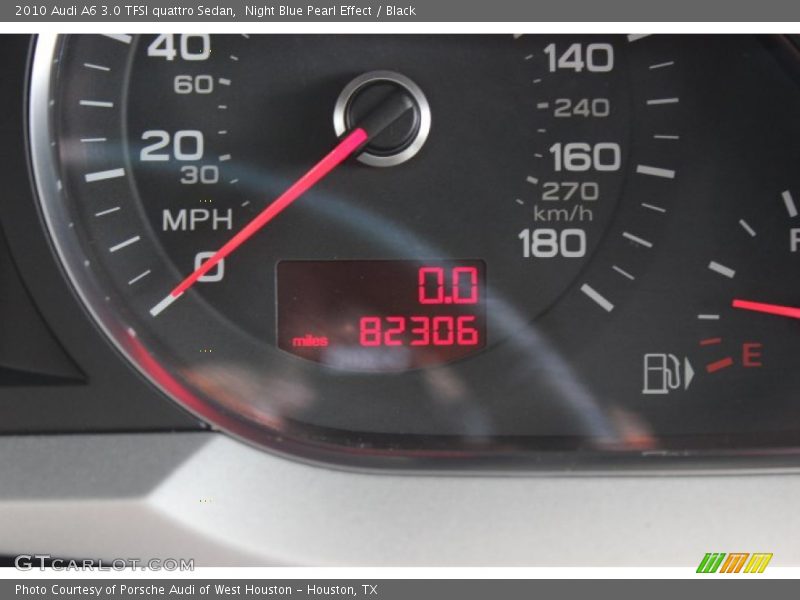 Night Blue Pearl Effect / Black 2010 Audi A6 3.0 TFSI quattro Sedan