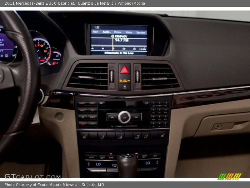 Controls of 2011 E 350 Cabriolet