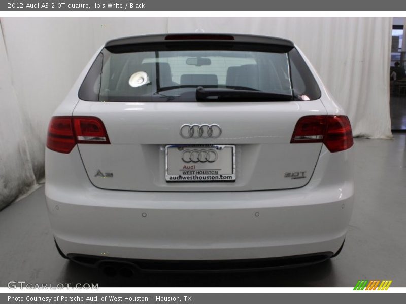 Ibis White / Black 2012 Audi A3 2.0T quattro