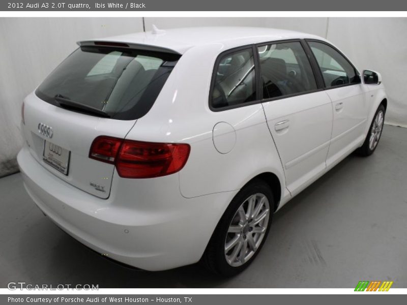 Ibis White / Black 2012 Audi A3 2.0T quattro