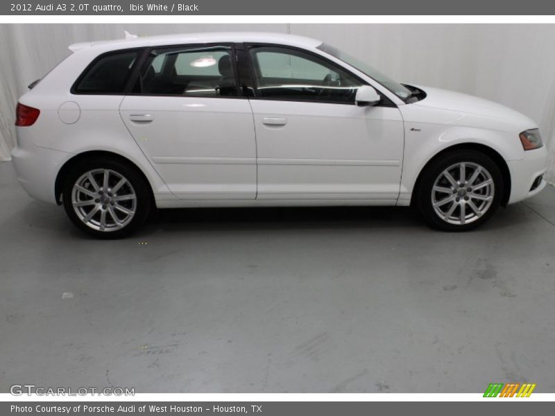 Ibis White / Black 2012 Audi A3 2.0T quattro