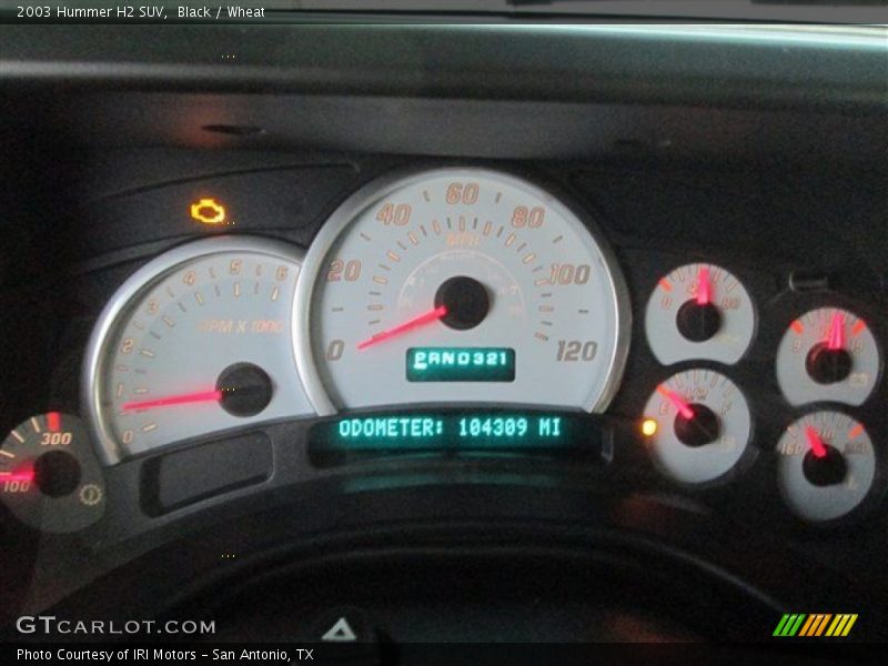 Black / Wheat 2003 Hummer H2 SUV