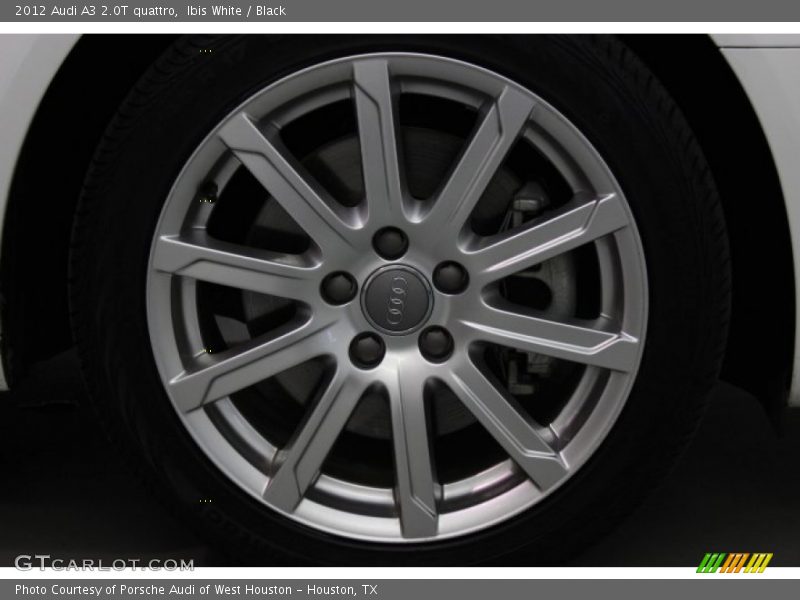 Ibis White / Black 2012 Audi A3 2.0T quattro