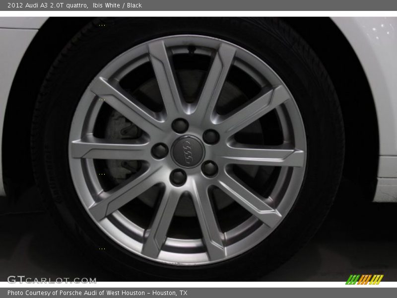 Ibis White / Black 2012 Audi A3 2.0T quattro