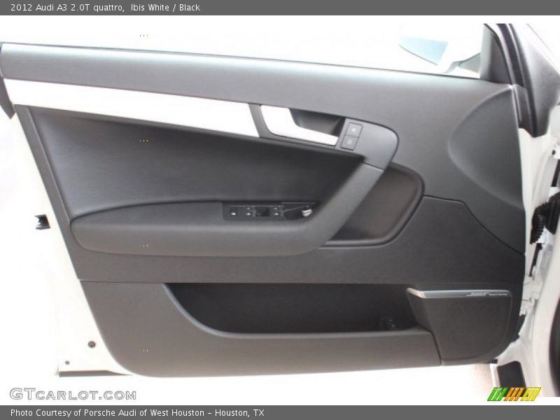 Ibis White / Black 2012 Audi A3 2.0T quattro