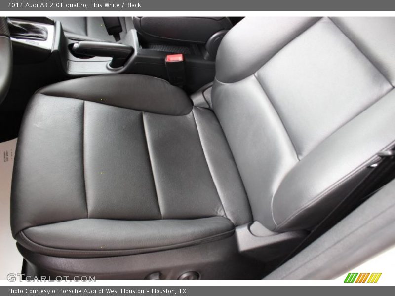 Ibis White / Black 2012 Audi A3 2.0T quattro