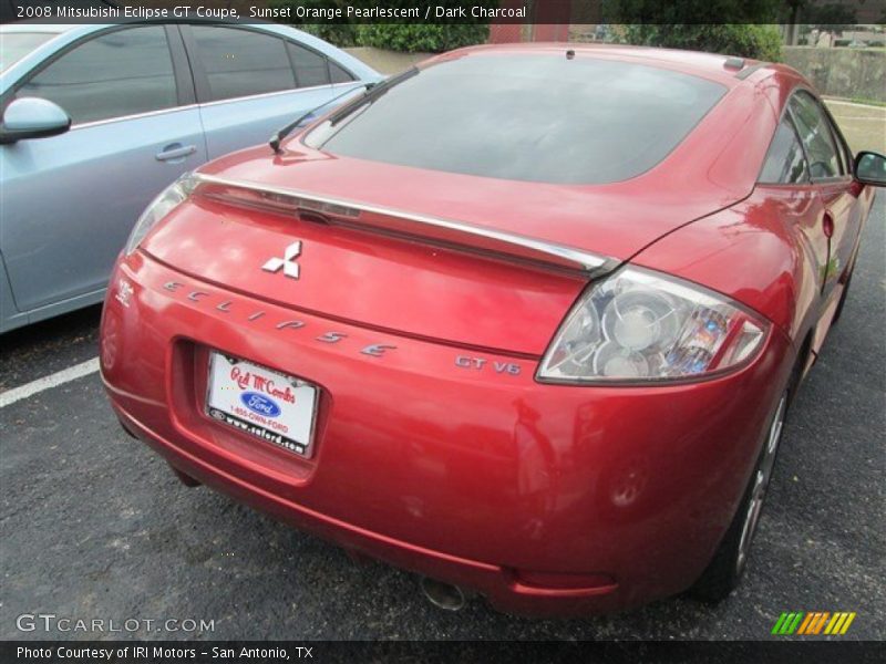 Sunset Orange Pearlescent / Dark Charcoal 2008 Mitsubishi Eclipse GT Coupe