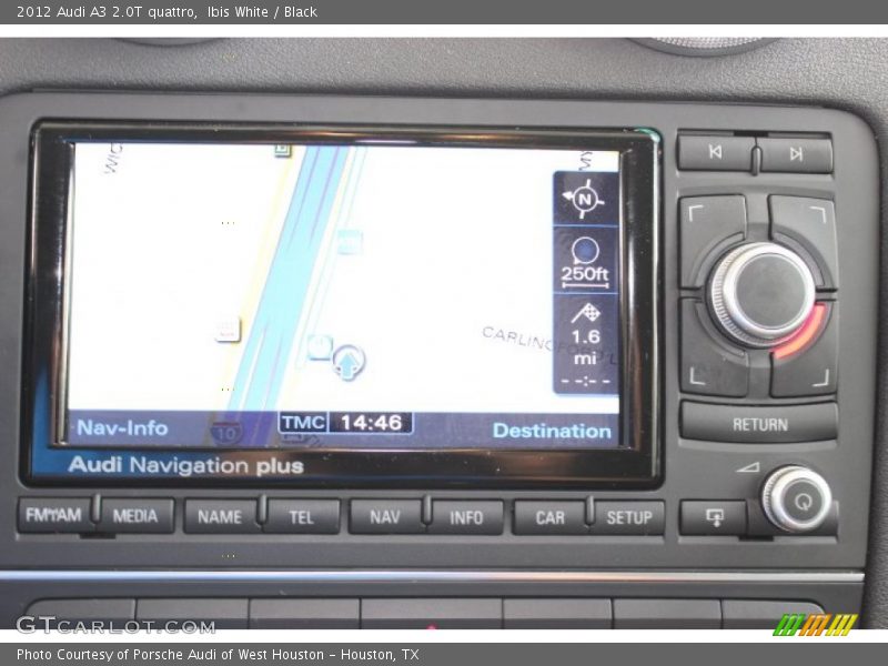 Ibis White / Black 2012 Audi A3 2.0T quattro