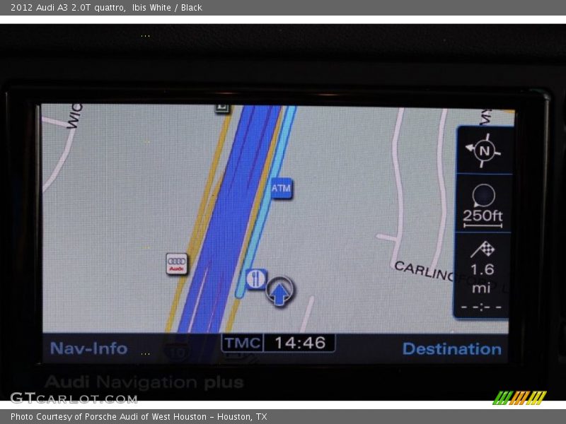 Ibis White / Black 2012 Audi A3 2.0T quattro
