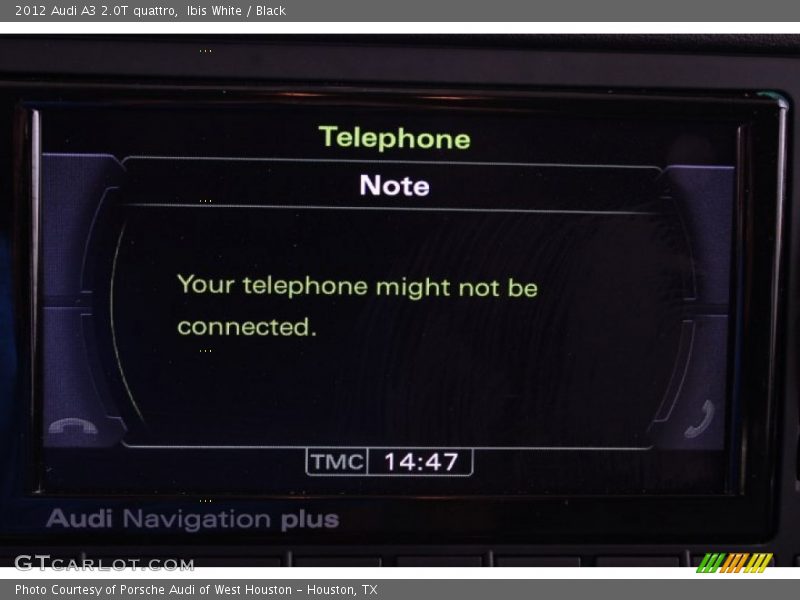 Ibis White / Black 2012 Audi A3 2.0T quattro