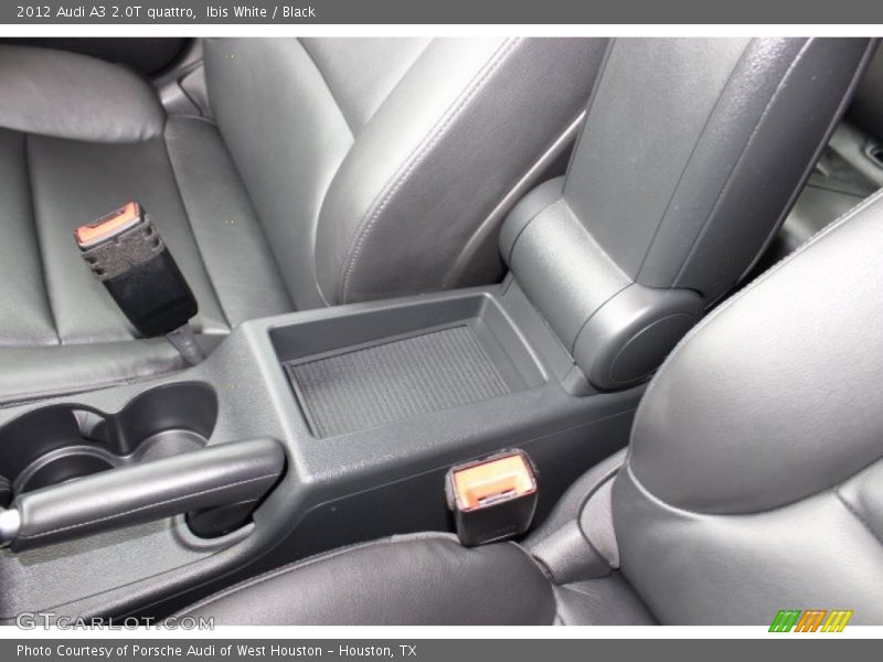 Ibis White / Black 2012 Audi A3 2.0T quattro